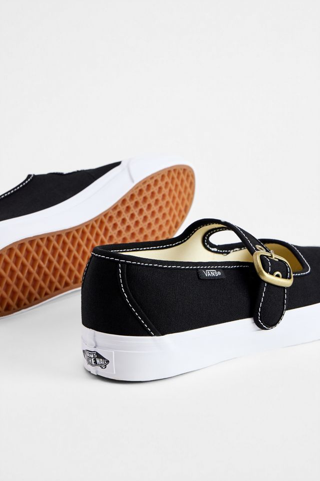 Chaussures Mary Jane noires et blanches Vans #4