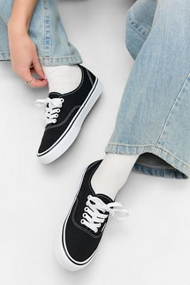 Scarpe da Ginnastica Vans Authentic Nere e Bianche