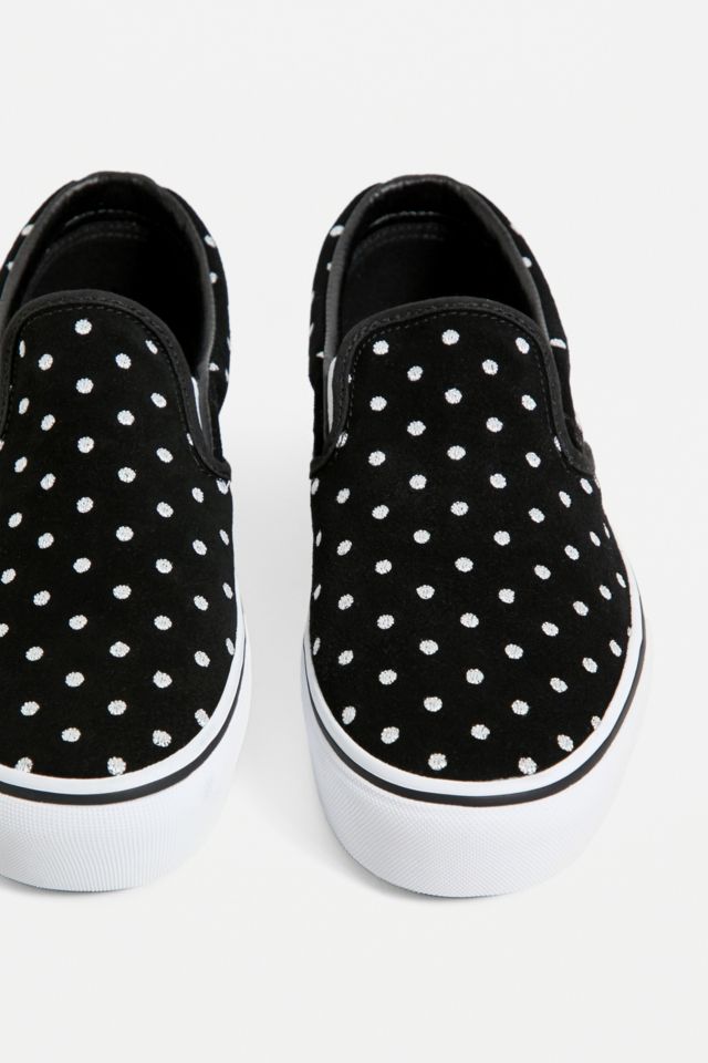 Polka dot sale vans slip ons