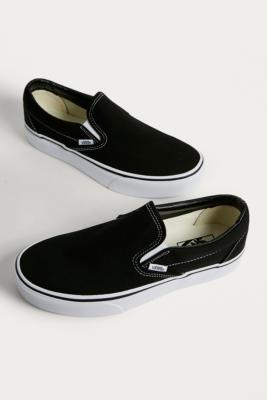 Vans Classic Black Slip-On Platform Trainers | Urban Outfitters UK