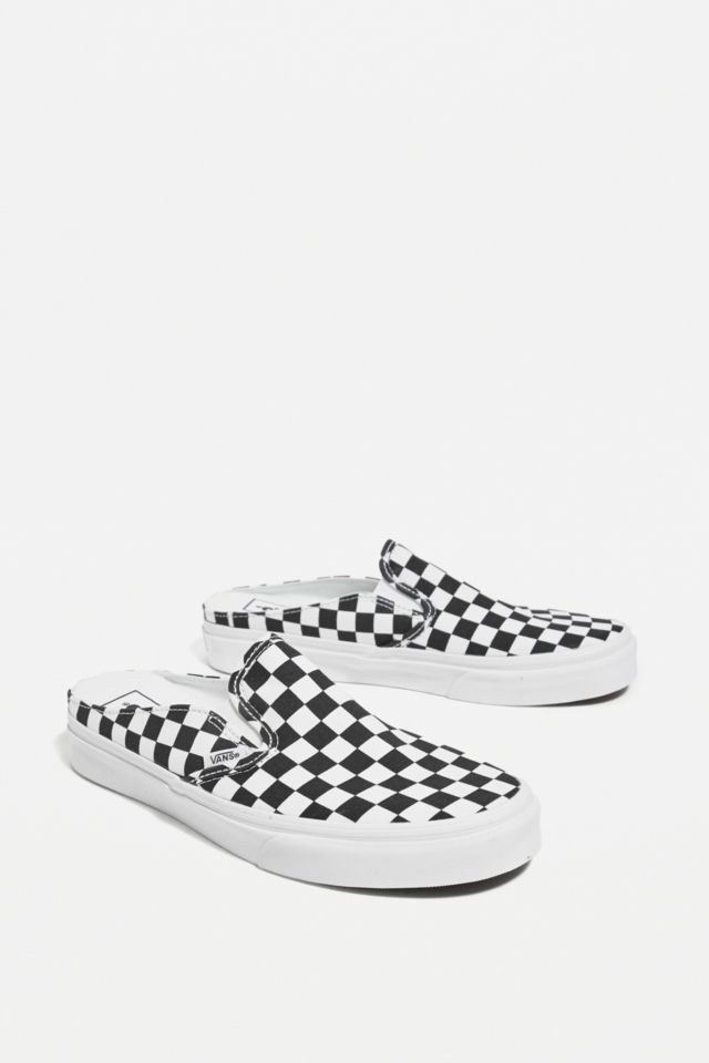 Vans checkerboard slip on on sale mule