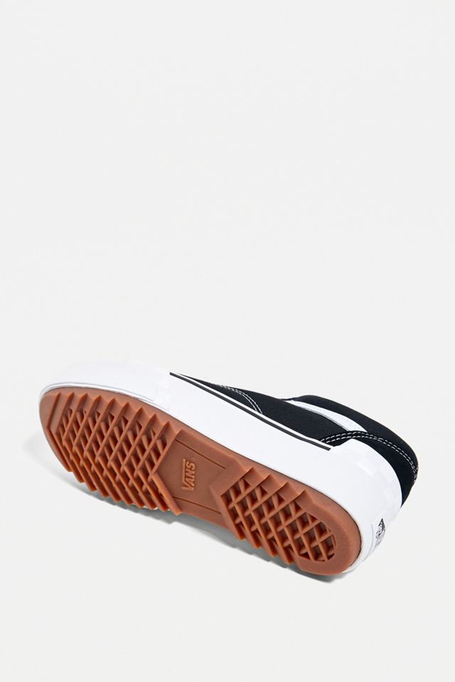 Vans Black & White Old Skool Stacked Trainers #3