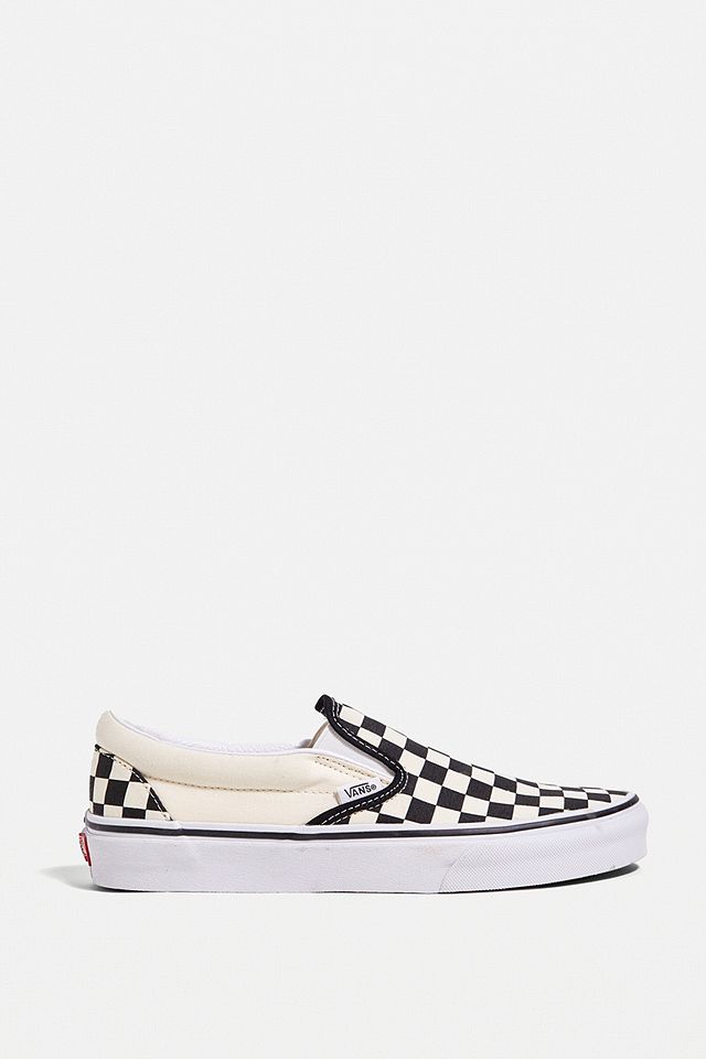 Vans Checkerboard Classic Slip-On Shoes | Urban Outfitters UK