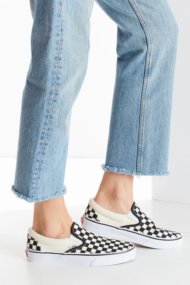 Vans sales checkerboard jeans