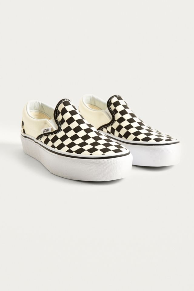 Vans clearance plateforme damier