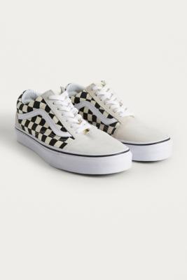 Vans damier shop blanc et noir