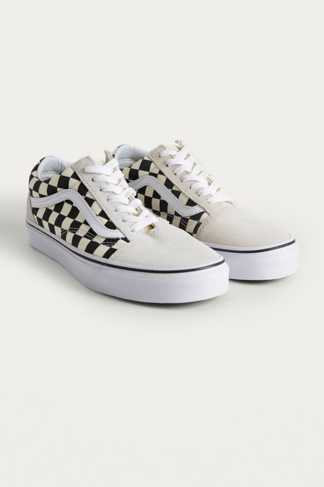 Vans a carreau noir et outlet blanc