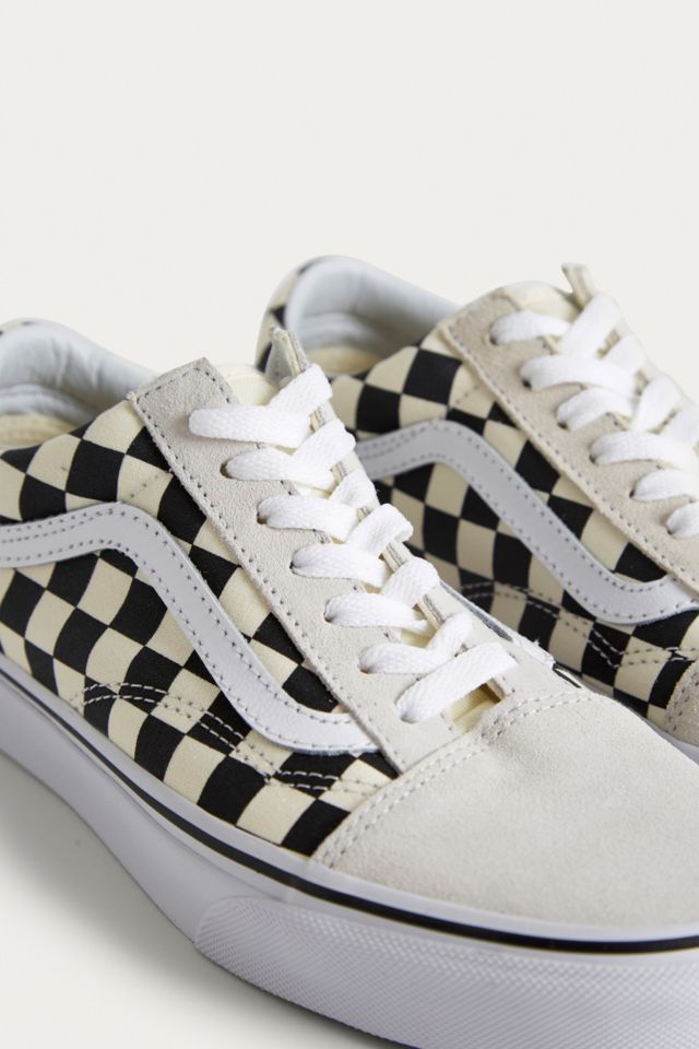 Vans old 2025 skool femme damier