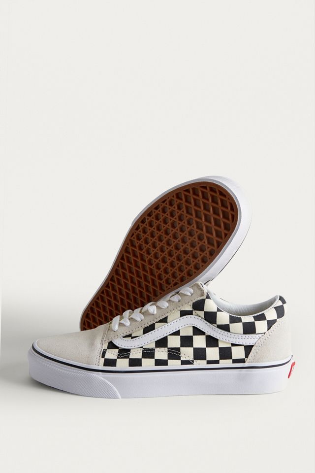 Vans Old Skool Entrenadores de tablero de ajedrez blanco y negro #4