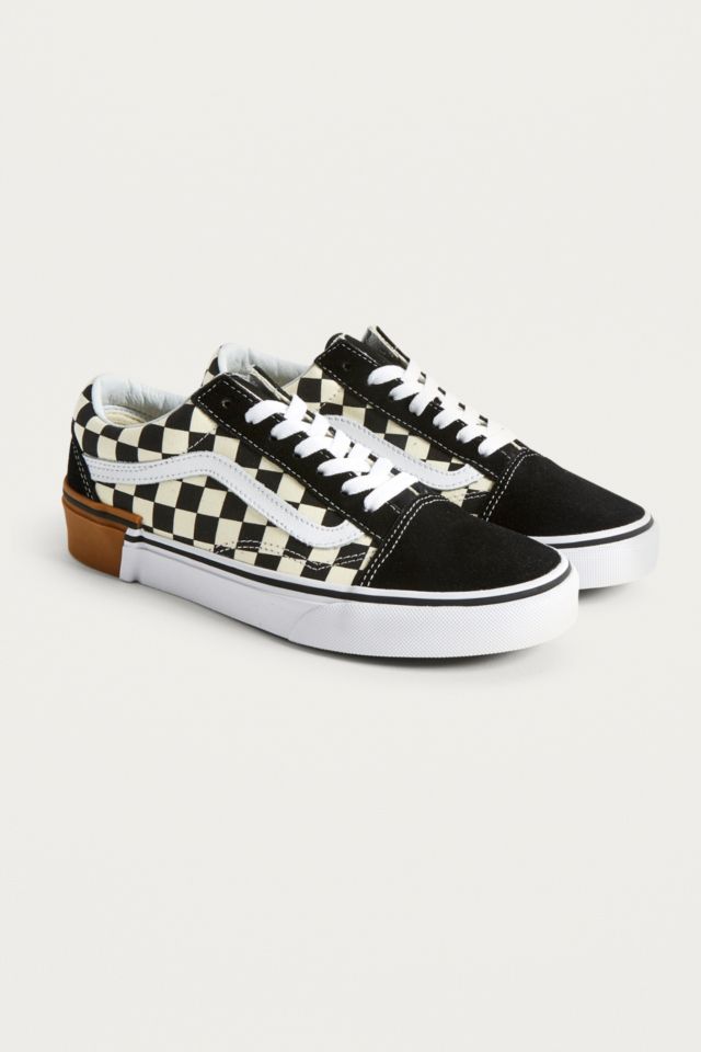 Vans old skool hot sale gum block checkerboard