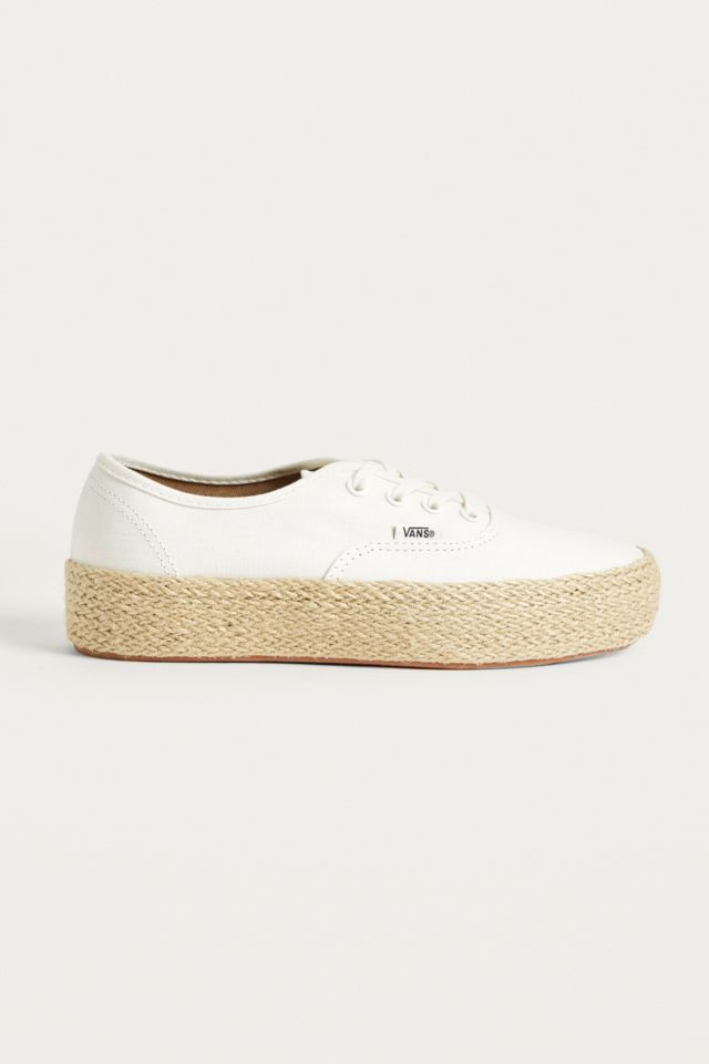 Vans platform espadrille sale