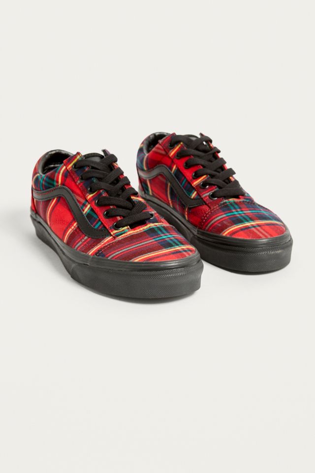 Plaid old shop skool vans