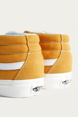 yellow hightop vans