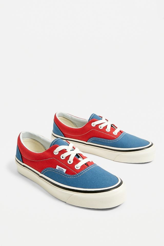 Red and blue vans shop era