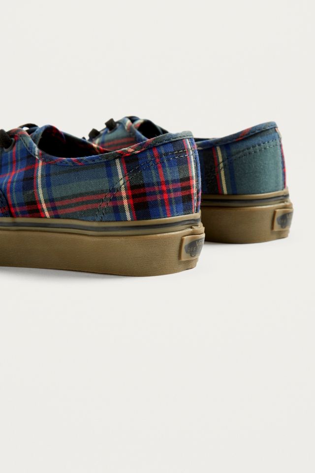 Vans hot sale tartan gum