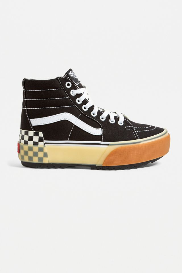 Vans Sk8-Hi Stacked Gum Trainers #1