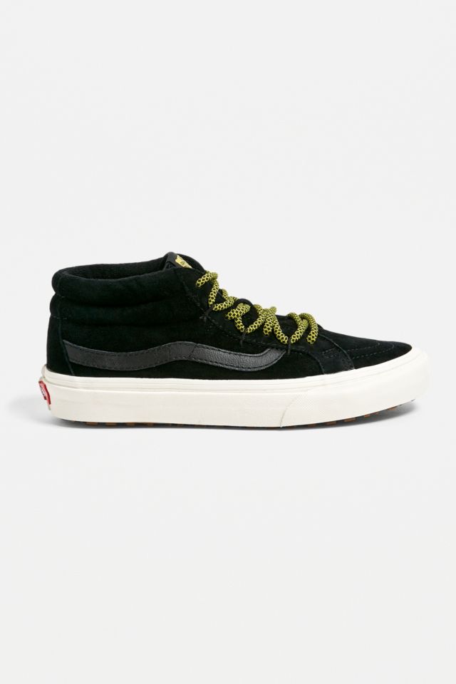 Vans mid on sale tops gold