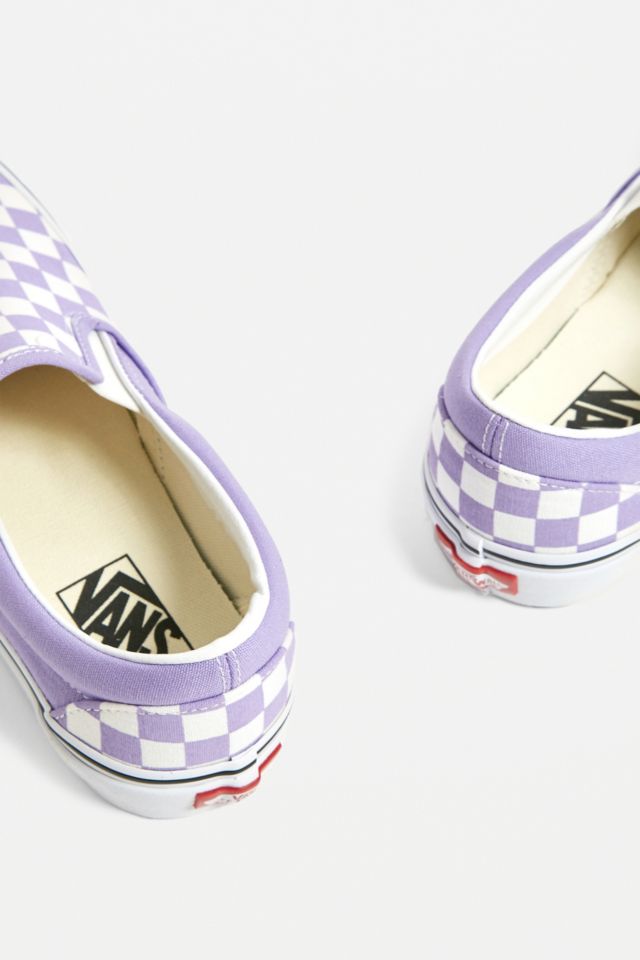 Vans slip hot sale on lilac