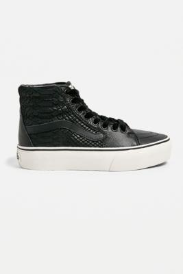 vans platform snakeskin