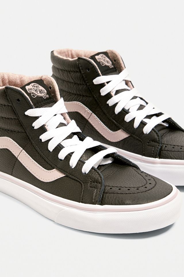 Vans – Sneaker „Sk8-Hi Reissues“ in Schwarz und leuchtendem Rosa #3