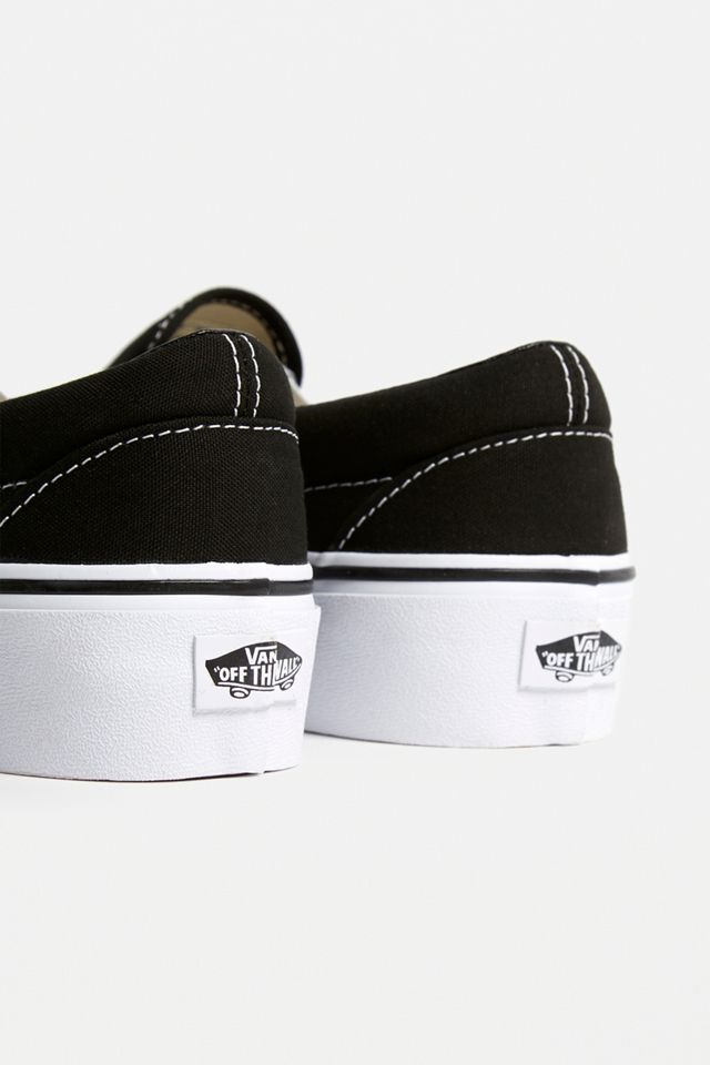 Vans – Slipper in Schwarz mit Plateausohle #1