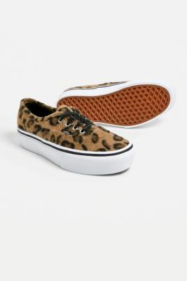 fuzzy cheetah vans