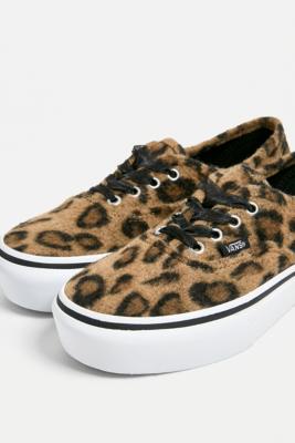 fuzzy cheetah vans