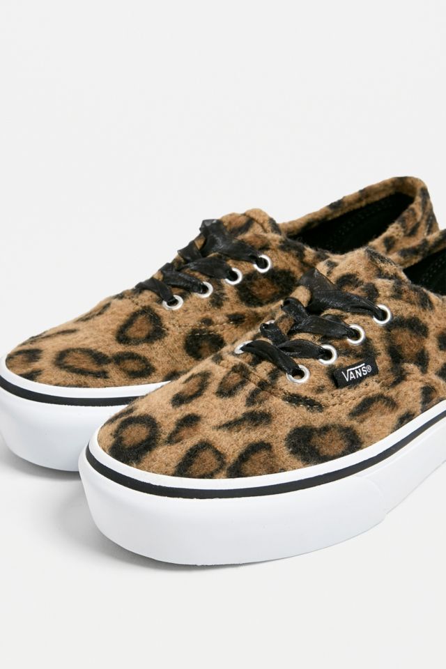 Vans fuzzy online leopard