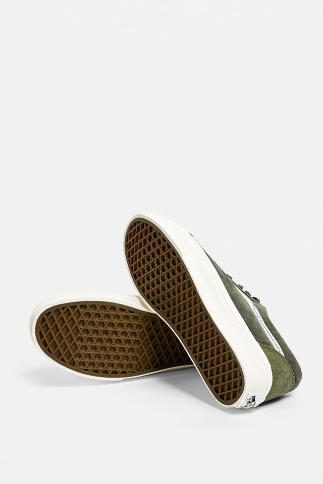 Vans Old Skool Olive Sherpa Trainers #4