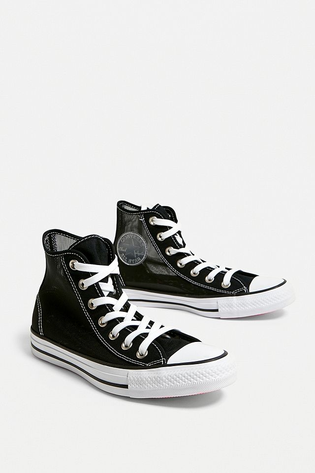 Converse - Baskets montantes Chuck Taylor All Star en maille noires | Urban  Outfitters FR