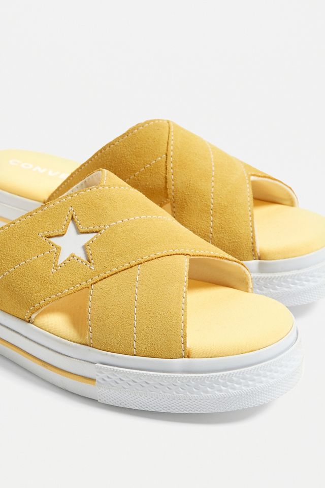 Converse - Sandales One Star jaunes #1