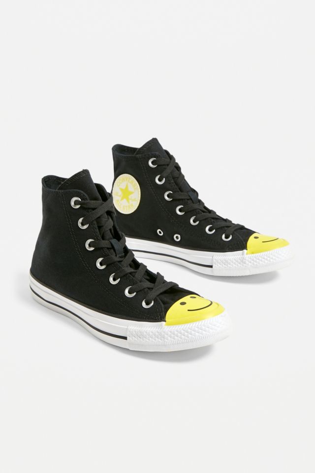 Converse Chuck Taylor All Star Smile Face High Top Trainers