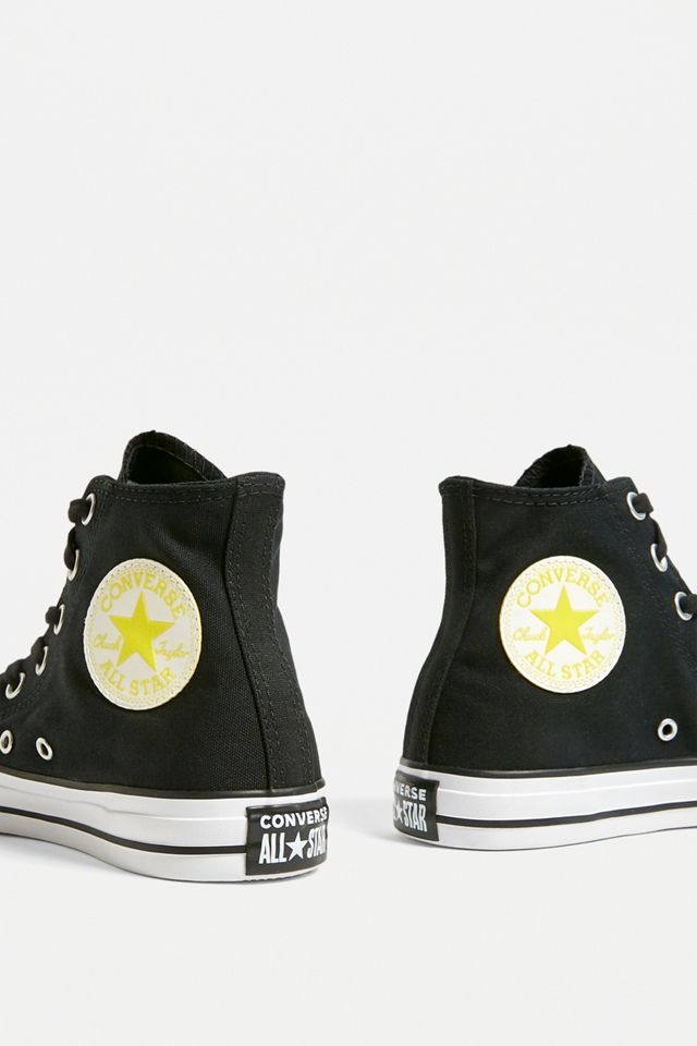Converse Chuck Taylor All Star Smile Face High Top Trainers #3