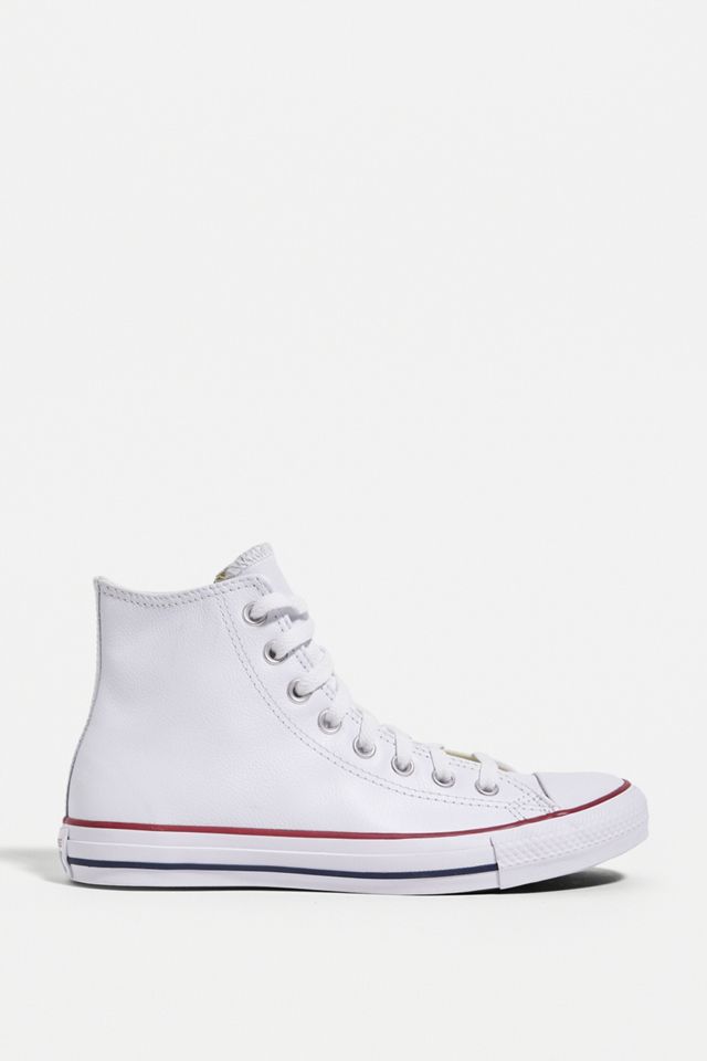 Converse Chuck Taylor All Star Scarpe da ginnastica in pelle bianca #2