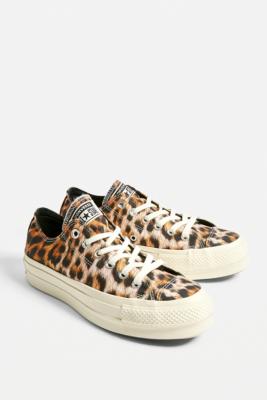 Converse top basse leopard