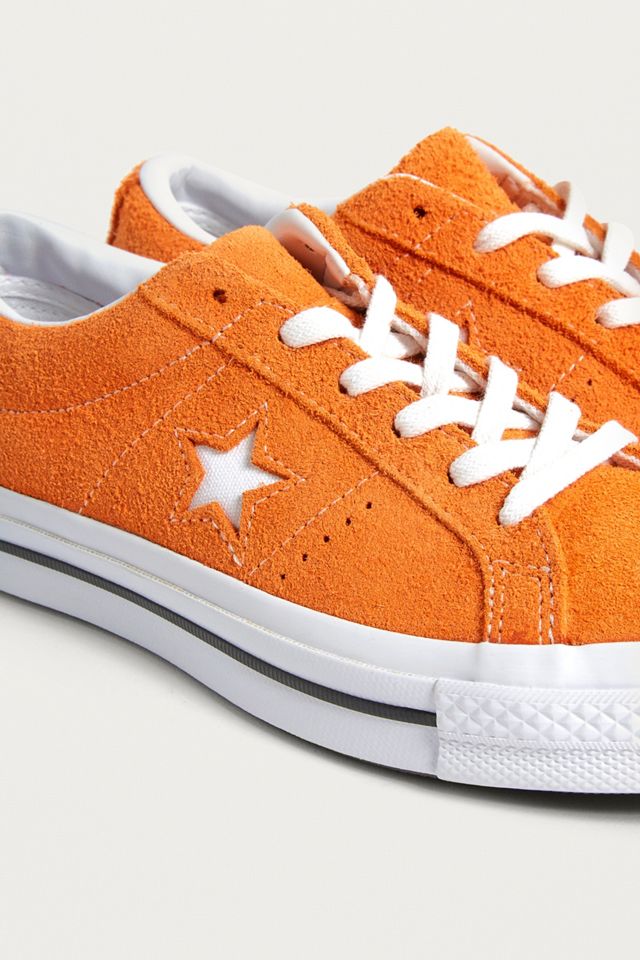 Converse - Baskets en daim One Star mandarine #2