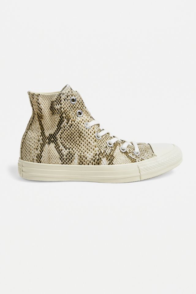 Converse Chuck Taylor All Star Snake Print High Top Trainers #2