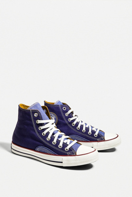denim high top converse