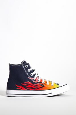 Converse store flame sneakers