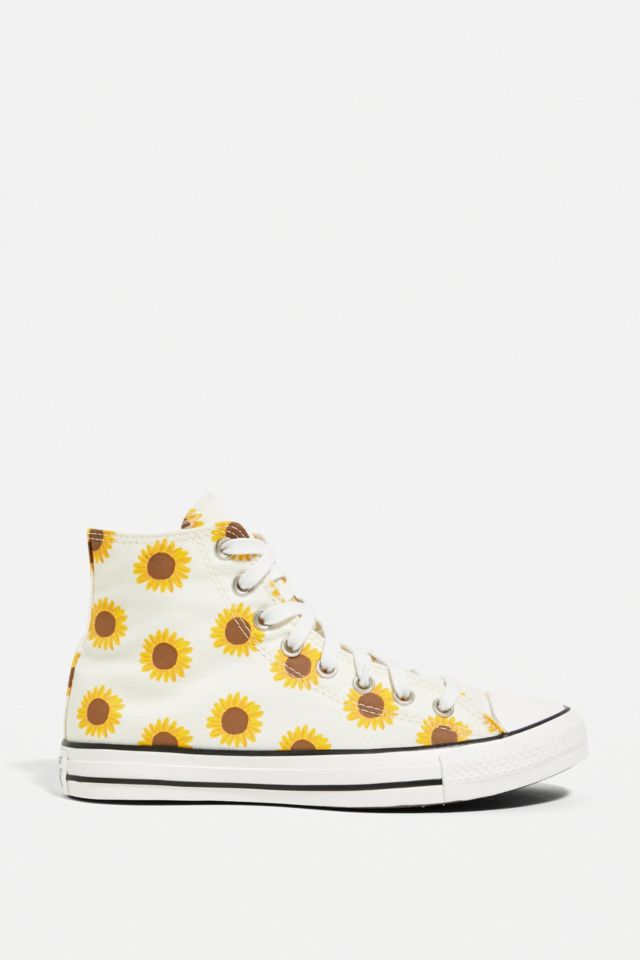 Sunflower converse hot sale high top