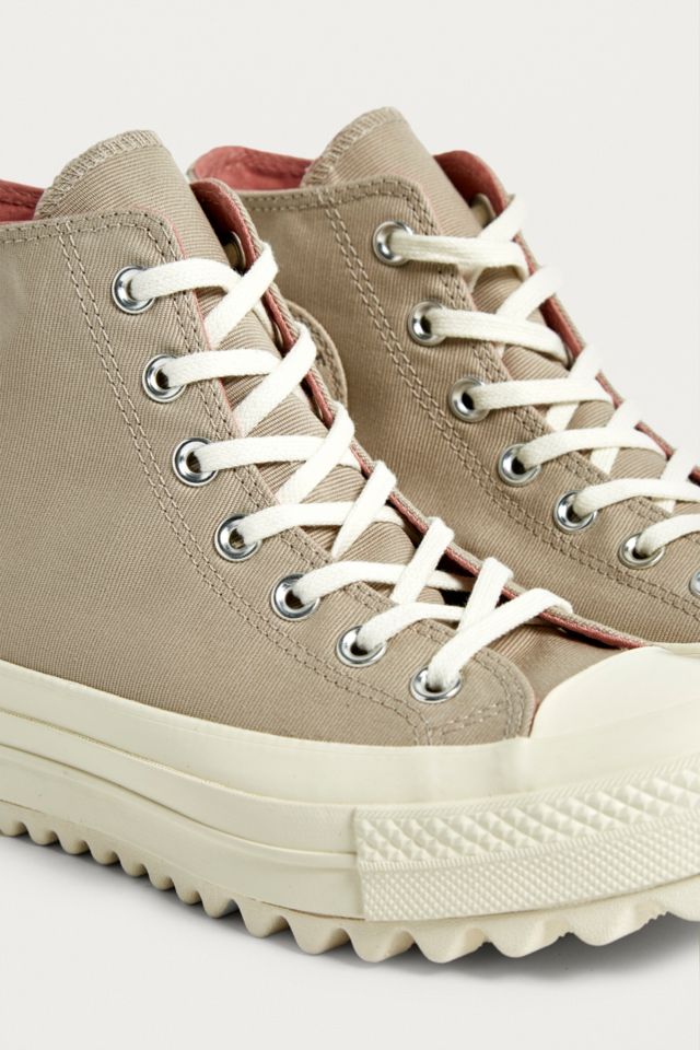 Converse lift ripple store high beige