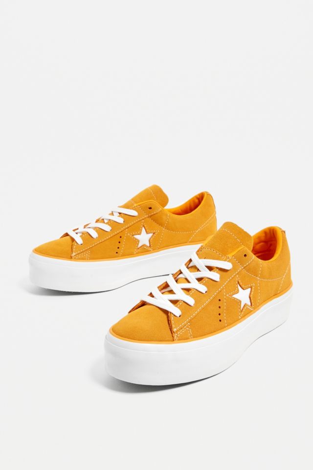 Converse discount plateforme orange