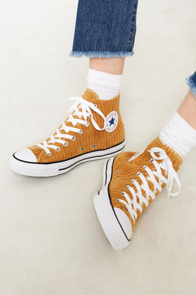 Converse Chuck Taylor All Star Wheat Corduroy High Top Trainers