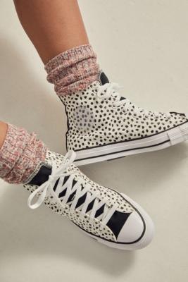 high top converse with crew socks