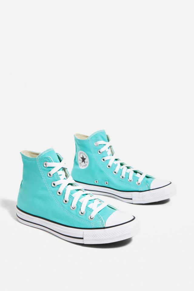 Løse ignorere betale sig Converse Chuck Taylor All Star Electric Turquoise High-Top Trainers | Urban  Outfitters UK