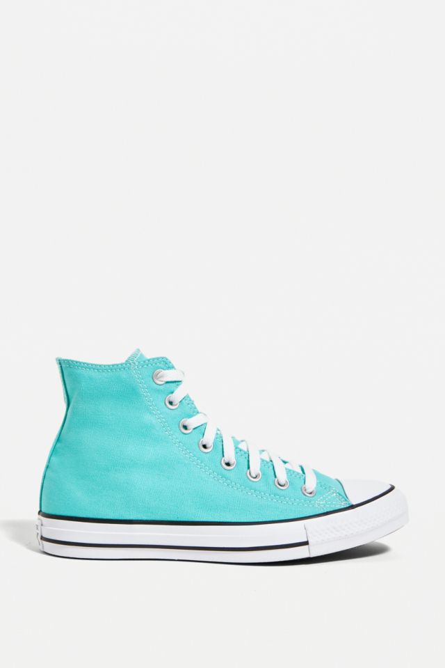 Turquoise converse high outlet tops