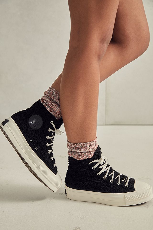 Converse Chuck Taylor All Star Lift High-Top Cosy Platform Trainers