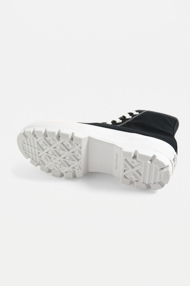 Converse Chuck Taylor All Star Black Lugged High Top Trainers #4