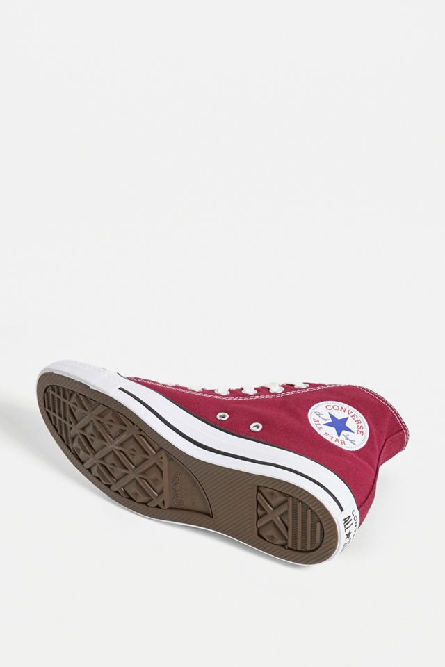 Converse Chuck Taylor All Star Maroon High-Top Entrenadores #2