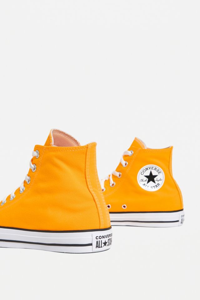 Orange ray clearance converse high tops